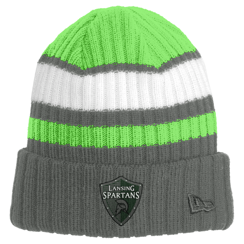 Lansing Spartans New Era Ribbed Tailgate Beanie