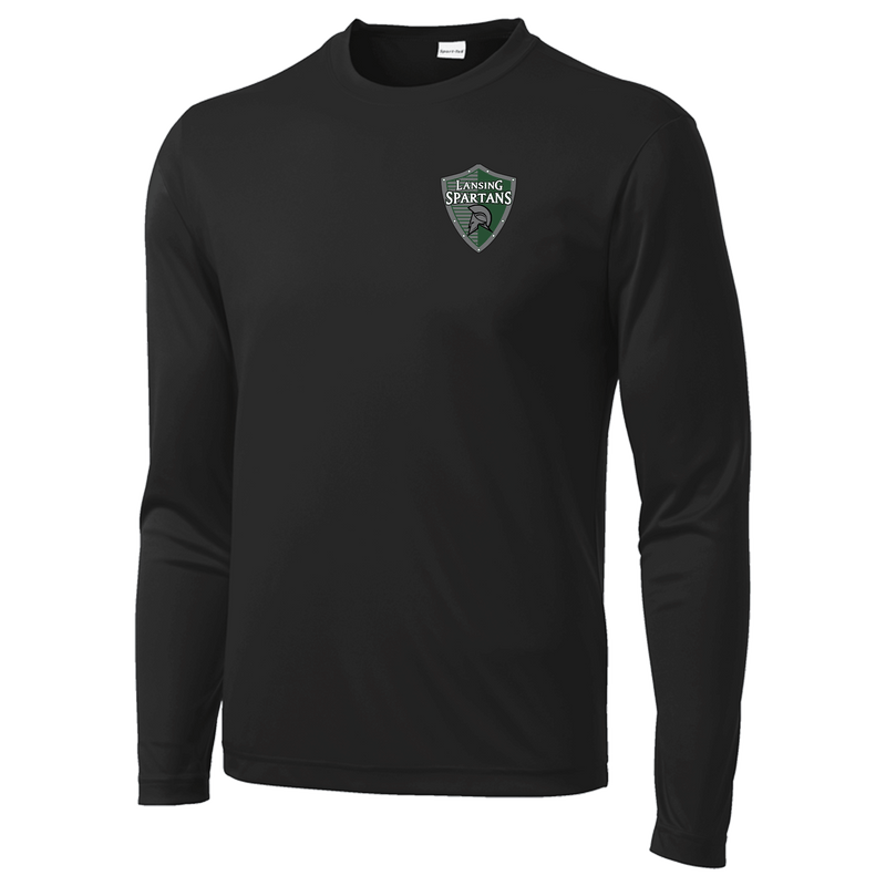 Lansing Spartans Long Sleeve PosiCharge Competitor Tee