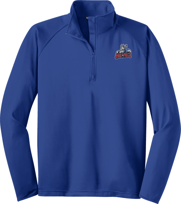 Hartford Jr. Wolfpack Sport-Wick Stretch 1/4-Zip Pullover