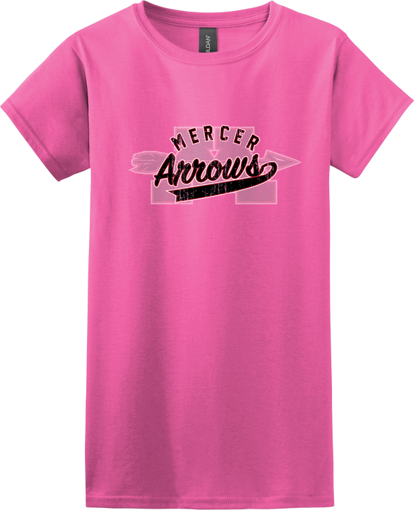 Mercer Arrows Softstyle Ladies' T-Shirt