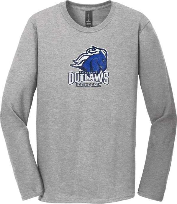 Brandywine Outlaws Softstyle Long Sleeve T-Shirt