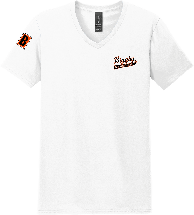 Biggby Coffee AAA Softstyle V-Neck T-Shirt