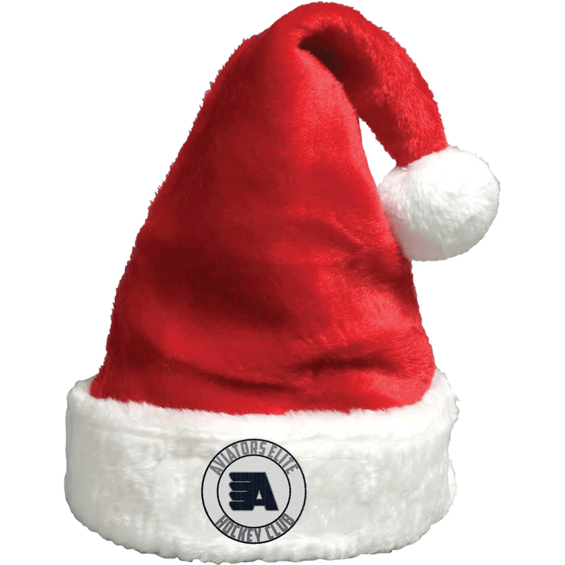 Aspen Aviators Plush Santa Hat