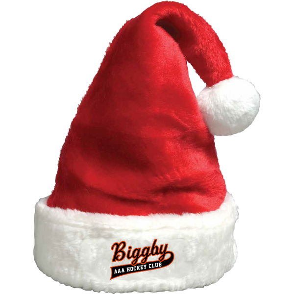 Biggby Coffee AAA Plush Santa Hat