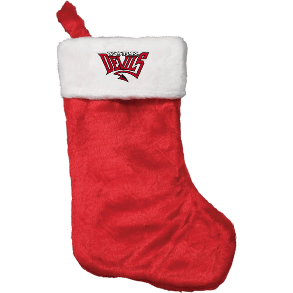 York Devils Plush Christmas Stocking