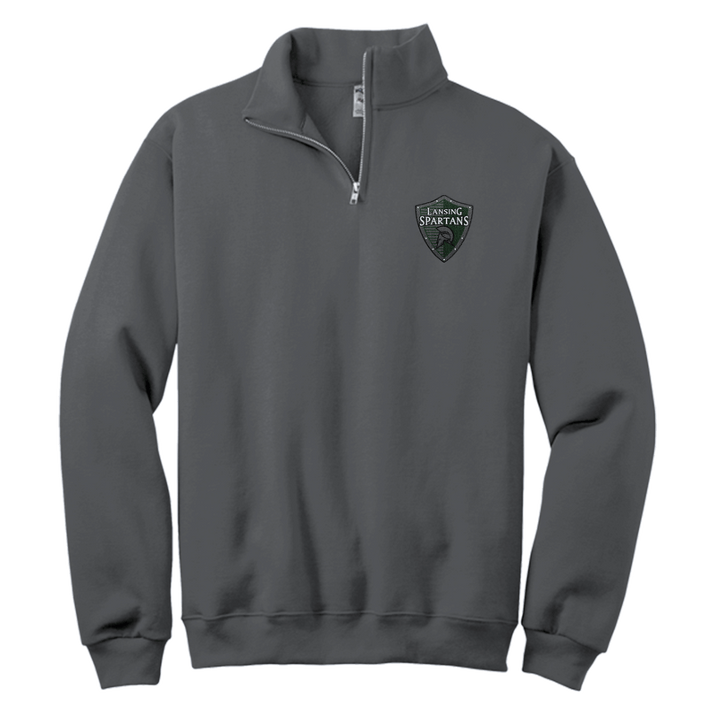 Lansing Spartans NuBlend 1/4-Zip Cadet Collar Sweatshirt