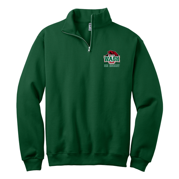 Wash U NuBlend 1/4-Zip Cadet Collar Sweatshirt