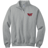 York Devils NuBlend 1/4-Zip Cadet Collar Sweatshirt