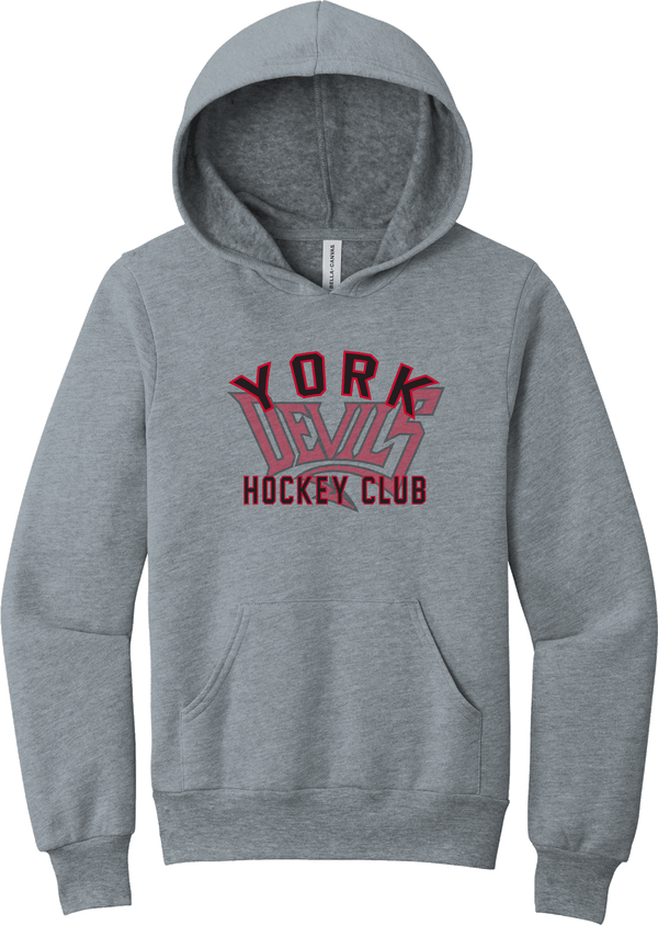 York Devils Youth Sponge Fleece Pullover Hoodie