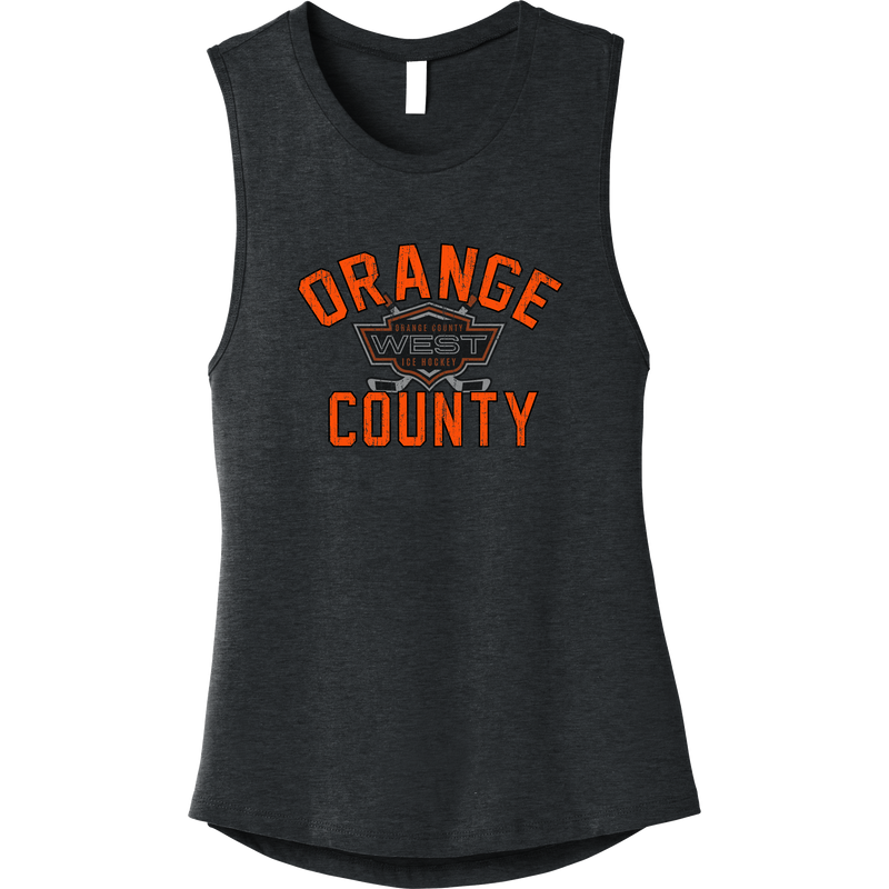 Orange County West Womens Jersey Muscle Tank