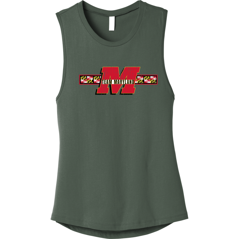 Team Maryland Womens Jersey Muscle Tank