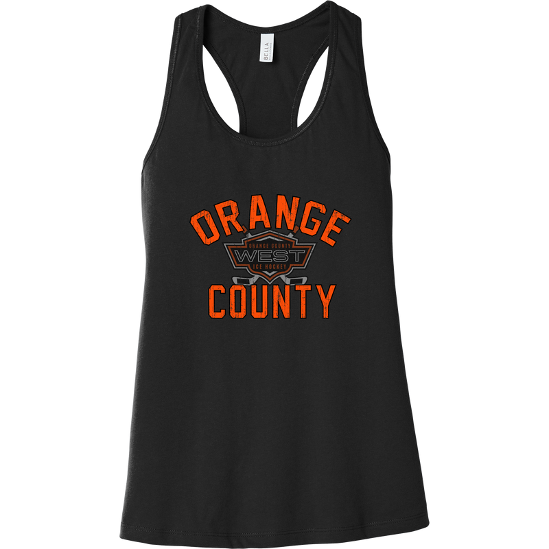 Orange County West Womens Jersey Racerback Tank