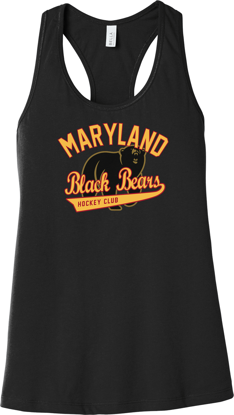 Maryland Black Bears Womens Jersey Racerback Tank