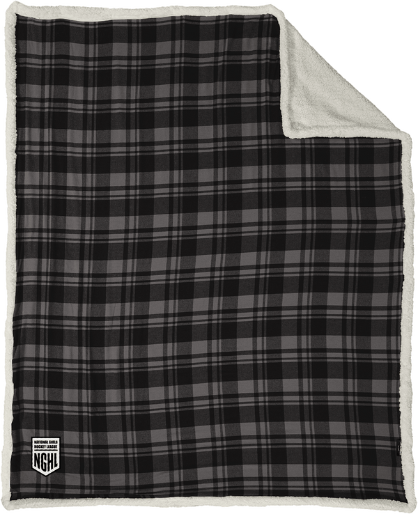 NGHL Flannel Sherpa Blanket