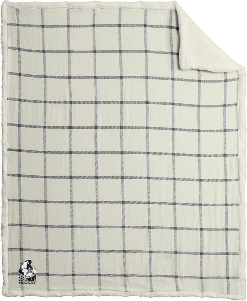 Berdnikov Bears Flannel Sherpa Blanket