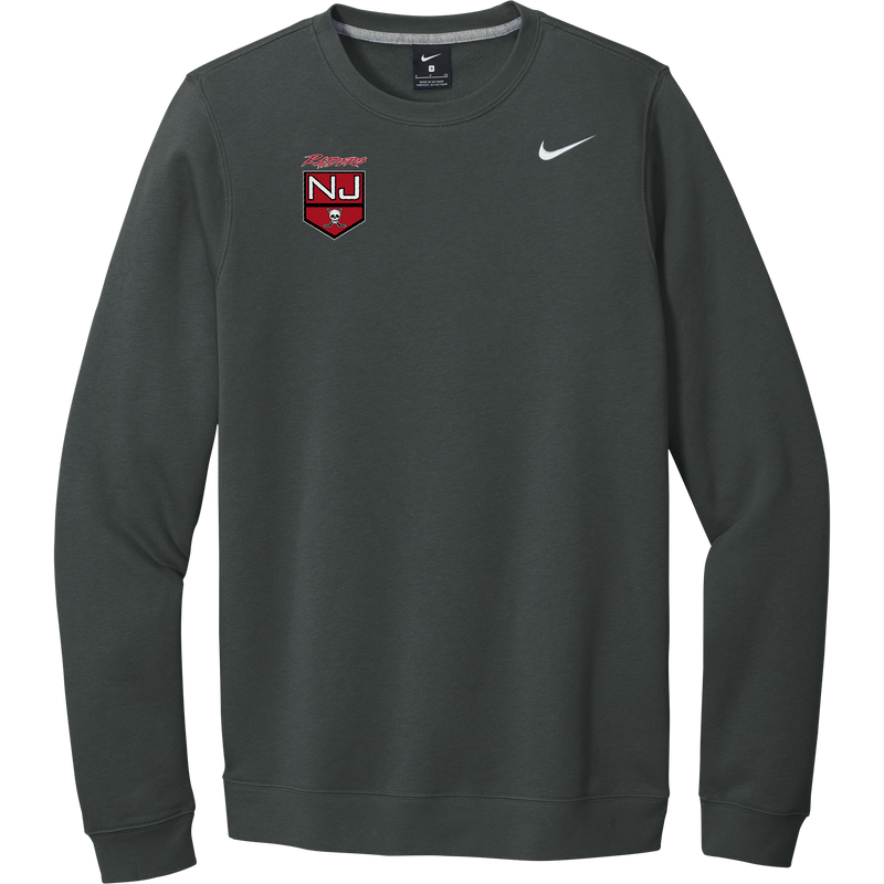 NJ Raiders Nike Club Fleece Crew