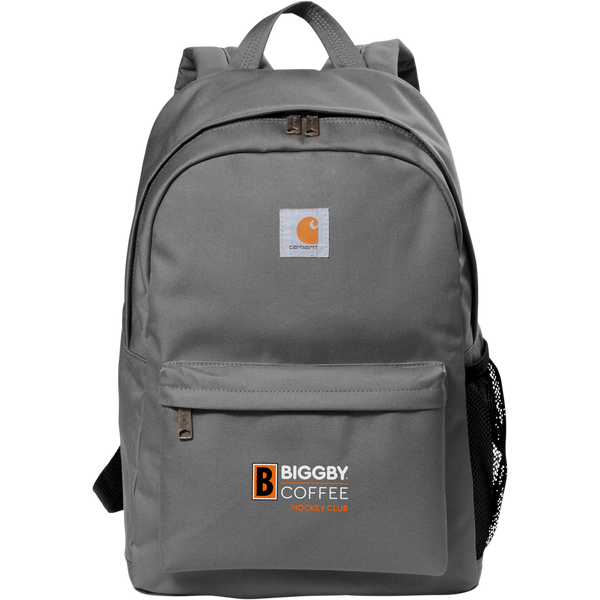 Biggby Coffee Hockey Club Carhartt Canvas Backpack