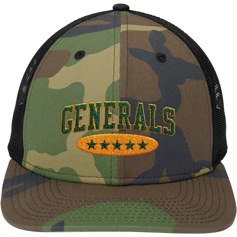 Red Bank Generals New Era Snapback Low Profile Trucker Cap