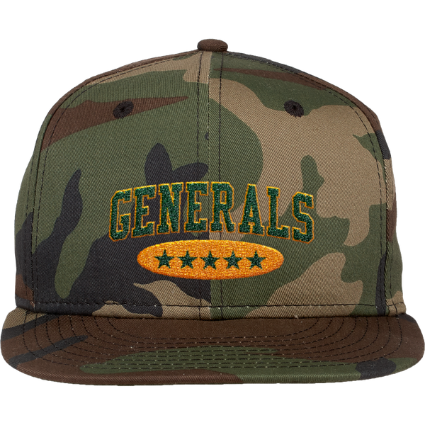 Red Bank Generals New Era Flat Bill Snapback Cap