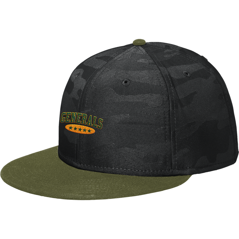 Red Bank Generals New Era Camo Flat Bill Snapback Cap