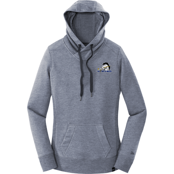 Mid-State Mustangs New Era Ladies French Terry Pullover Hoodie