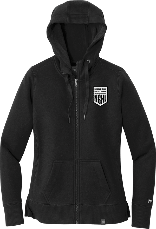 NGHL New Era Ladies French Terry Full-Zip Hoodie (E2222-LC)
