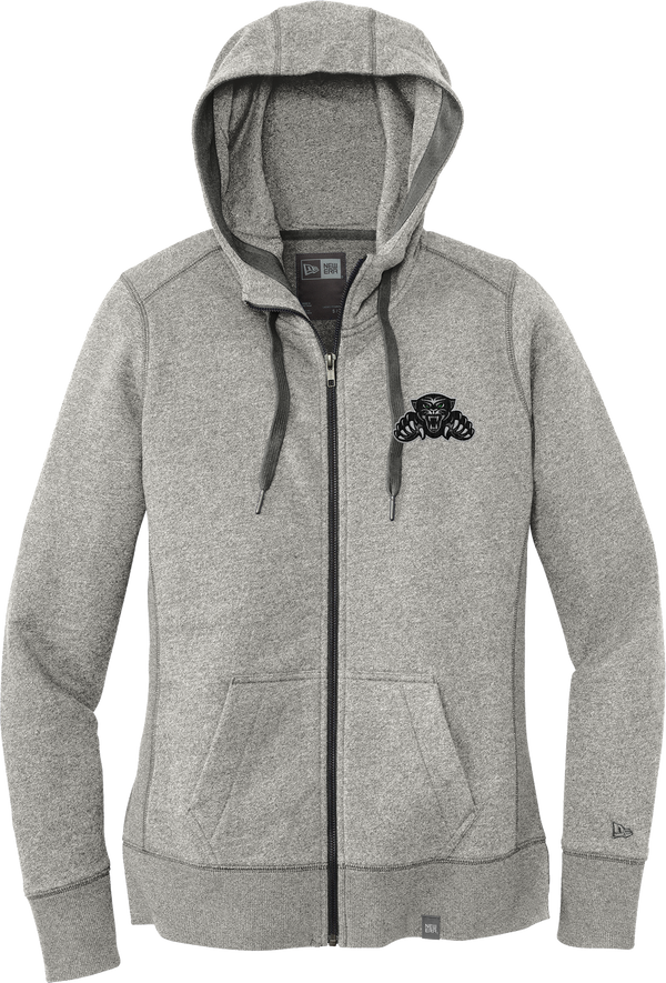 Igloo Jaguars New Era Ladies French Terry Full-Zip Hoodie