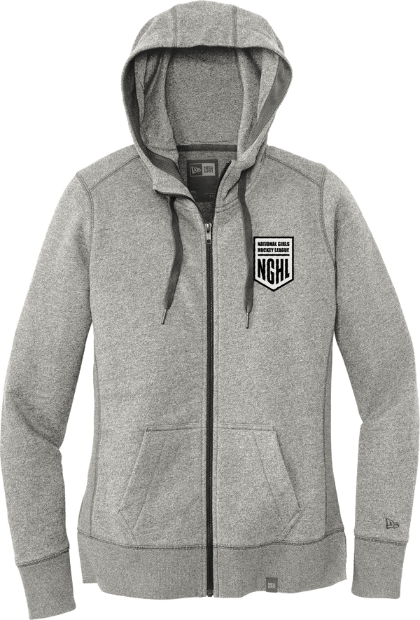 NGHL New Era Ladies French Terry Full-Zip Hoodie (E2222-LC)