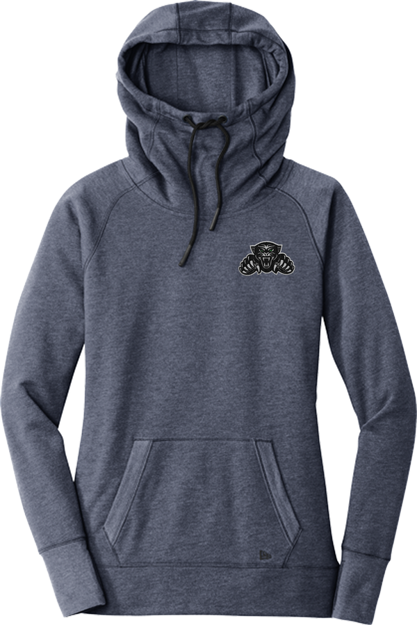 Igloo Jaguars New Era Ladies Tri-Blend Fleece Pullover Hoodie