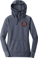 Palmyra Black Knights New Era Ladies Tri-Blend Fleece Pullover Hoodie