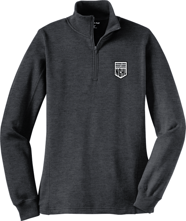 NGHL Ladies 1/4-Zip Sweatshirt (E2222-LC)