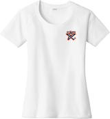 NY Stars Ladies PosiCharge Tri-Blend Wicking Scoop Neck Raglan Tee