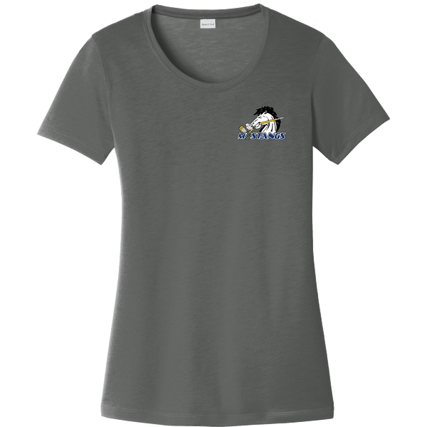 Mid-State Mustangs Ladies PosiCharge Competitor Cotton Touch Scoop Neck Tee