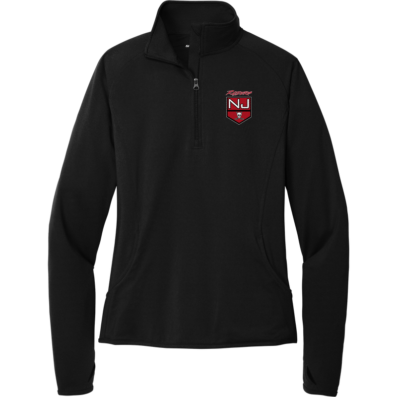 NJ Raiders Ladies Sport-Wick Stretch 1/4-Zip Pullover