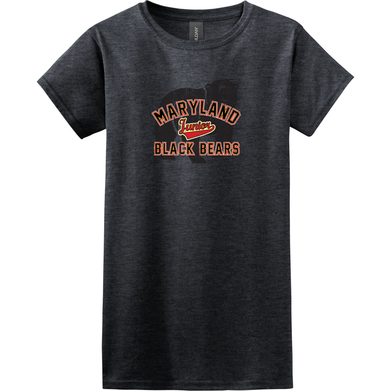 MD Jr. Black Bears Softstyle Ladies' T-Shirt