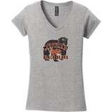 MD Jr. Black Bears Softstyle Ladies Fit V-Neck T-Shirt