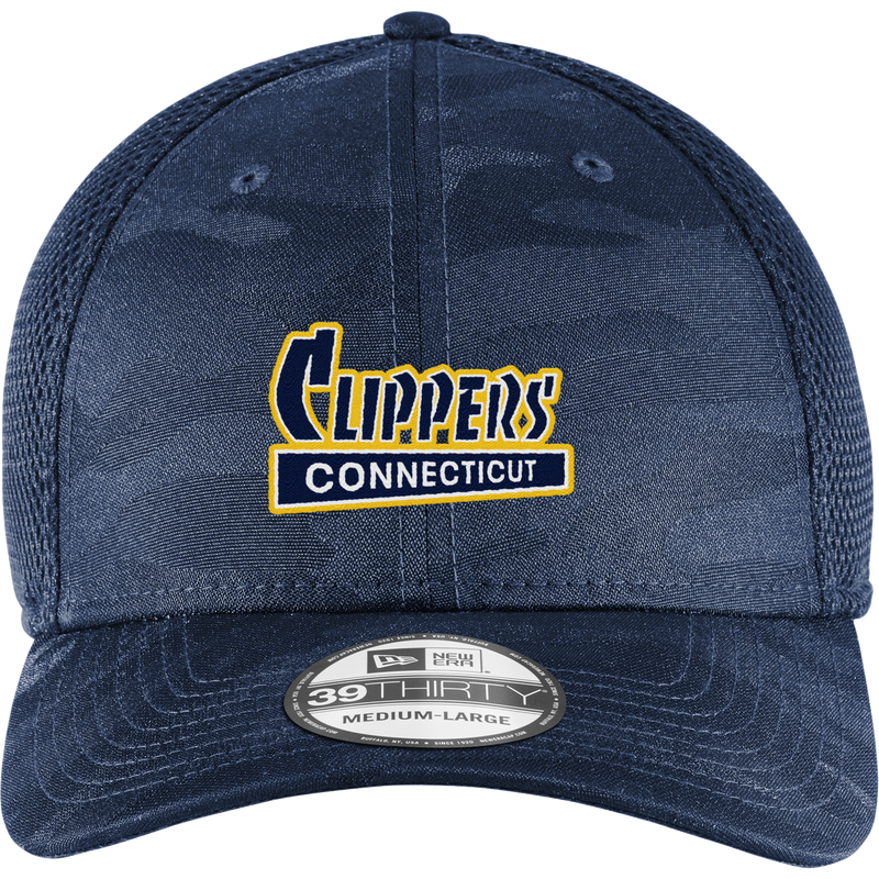 CT Clippers New Era Tonal Camo Stretch Tech Mesh Cap