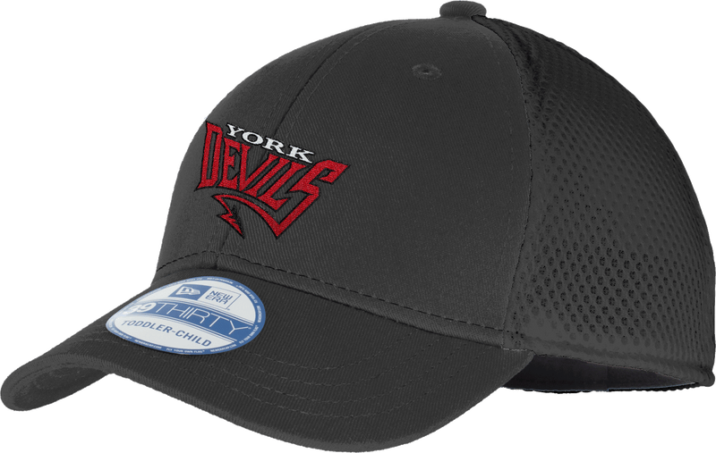 York Devils New Era Youth Stretch Mesh Cap