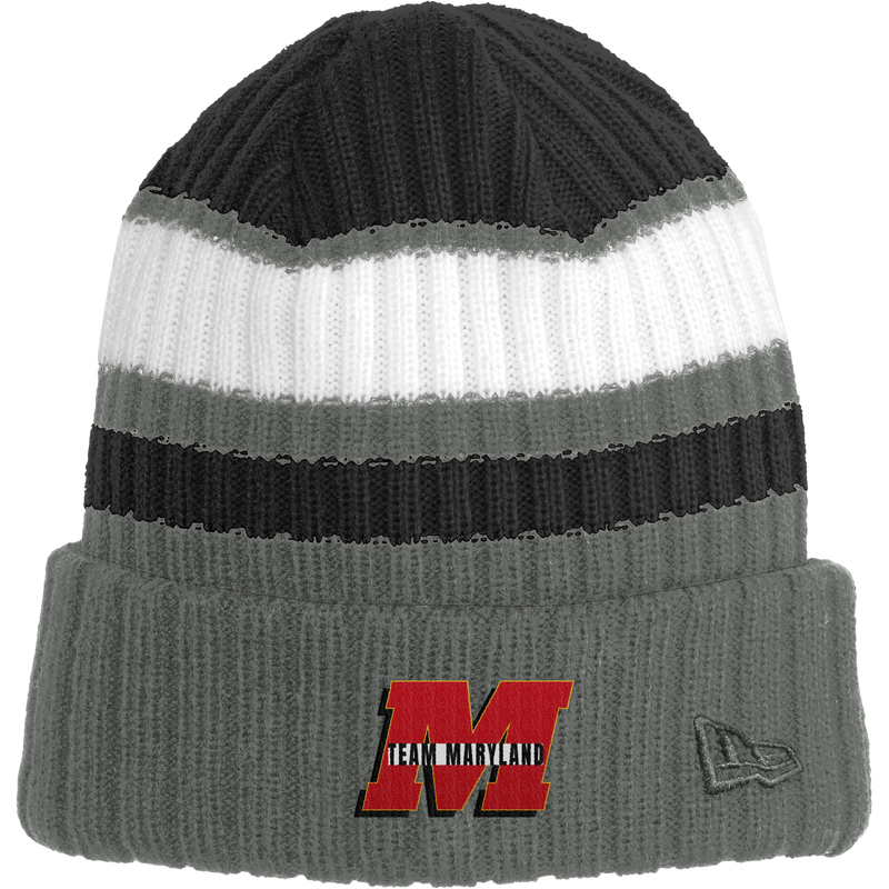 Team Maryland New Era Ribbed Tailgate Beanie