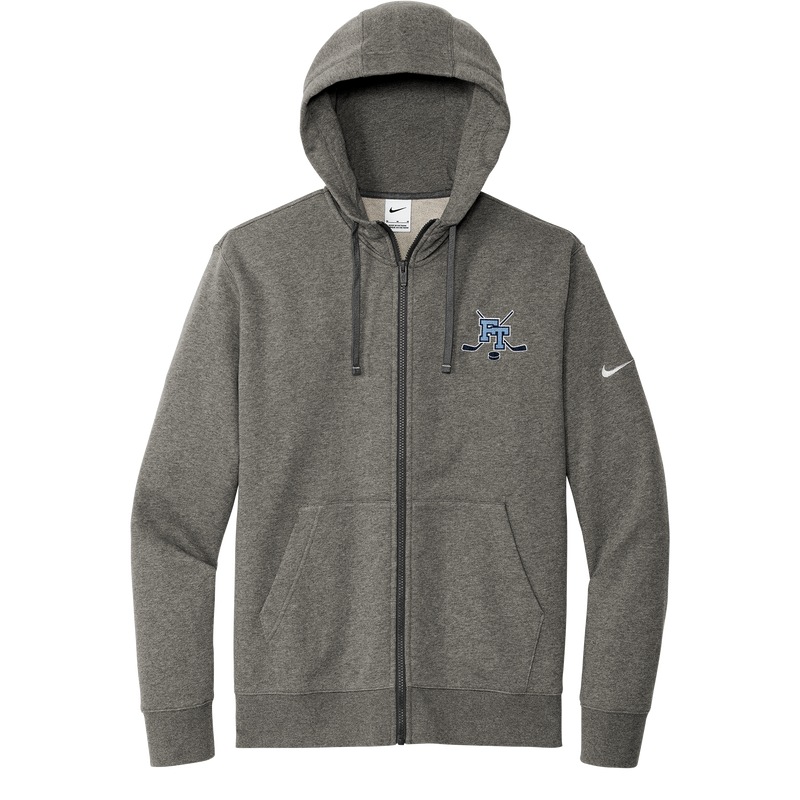 Freehold Township Nike Club Fleece Sleeve Swoosh Full-Zip Hoodie