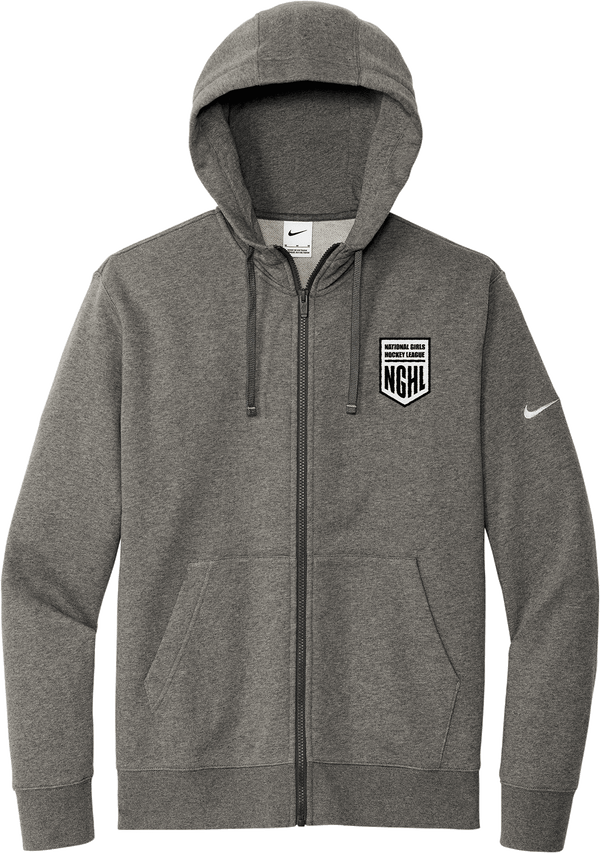 NGHL Nike Club Fleece Sleeve Swoosh Full-Zip Hoodie