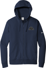 Igloo Jaguars Nike Club Fleece Sleeve Swoosh Full-Zip Hoodie