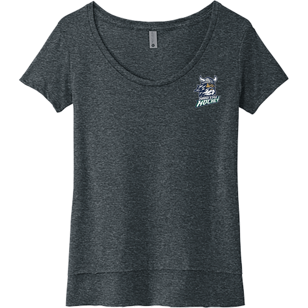 Hard Edge Hockey Womens Festival Scoop Neck Tee