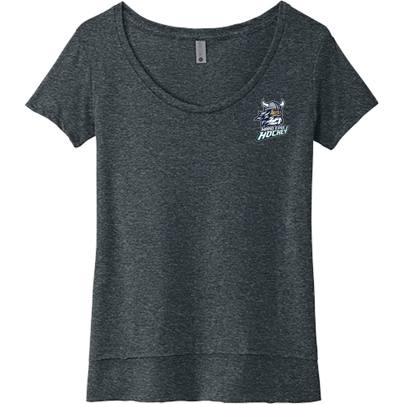 Hard Edge Hockey Womens Festival Scoop Neck Tee