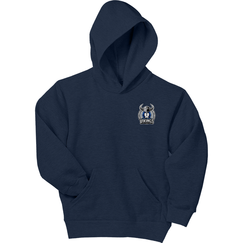 East Coast Vikings (Ladies) Youth EcoSmart Pullover Hooded Sweatshirt