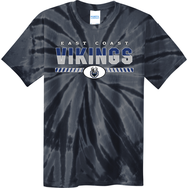 East Coast Vikings (Mens) Youth Tie-Dye Tee