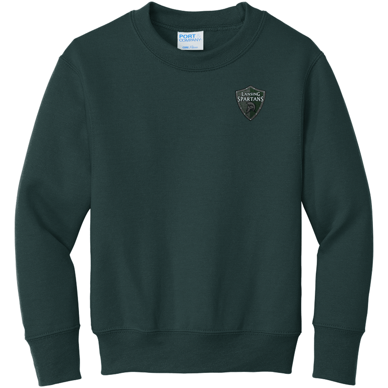 Lansing Spartans Youth Core Fleece Crewneck Sweatshirt