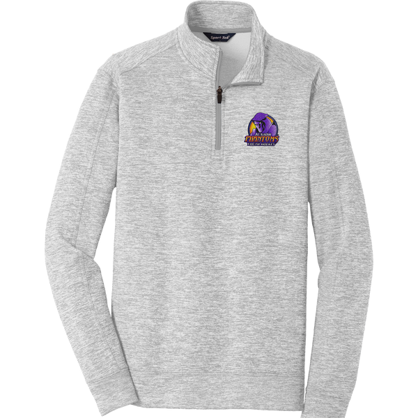 Jr. Phantoms PosiCharge Electric Heather Fleece 1/4-Zip Pullover