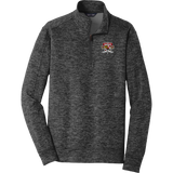 SOMD Lady Sabres PosiCharge Electric Heather Fleece 1/4-Zip Pullover