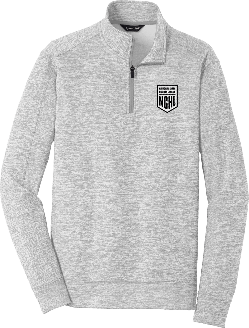 NGHL PosiCharge Electric Heather Fleece 1/4-Zip Pullover